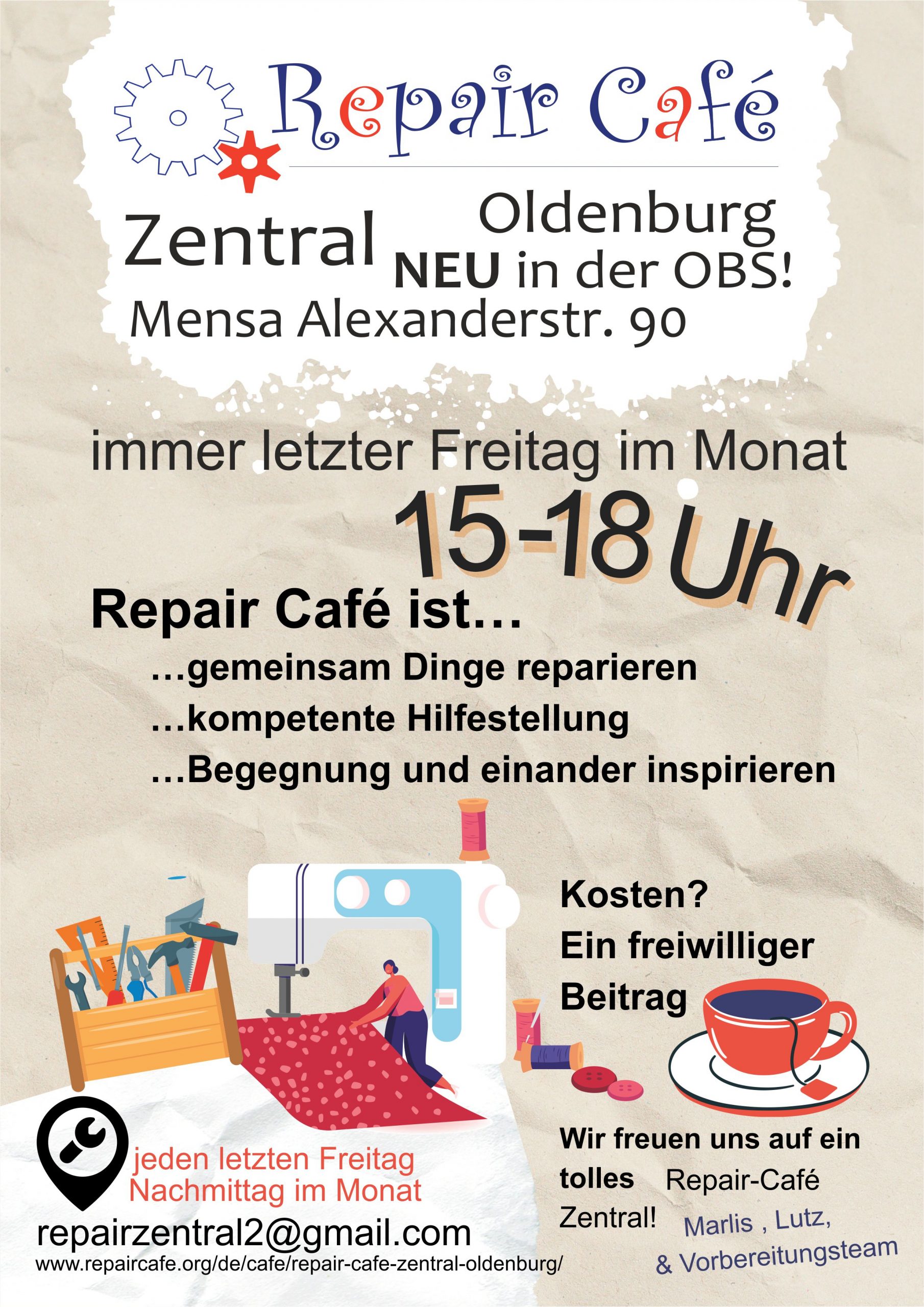 Repair Cafe Zentral Oldenburg